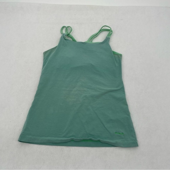 PATAGONIA Women’s Athletic Workout Lined Tank Top Green size: Medium - Picture 1 of 10